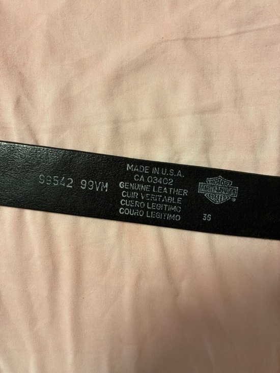 Harley-Davidson Other - Harley-Davidson Black Leather Belt
